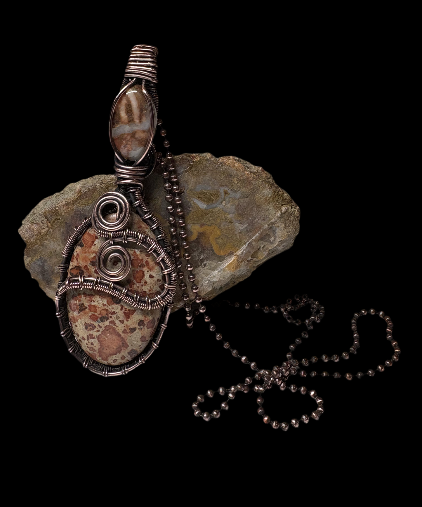 Rustic Harmony Pendant'