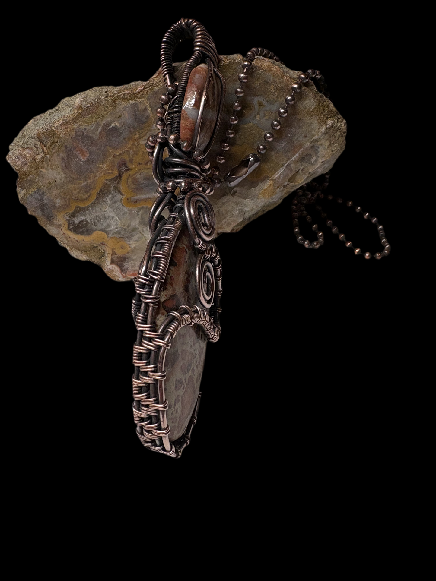Rustic Harmony Pendant'