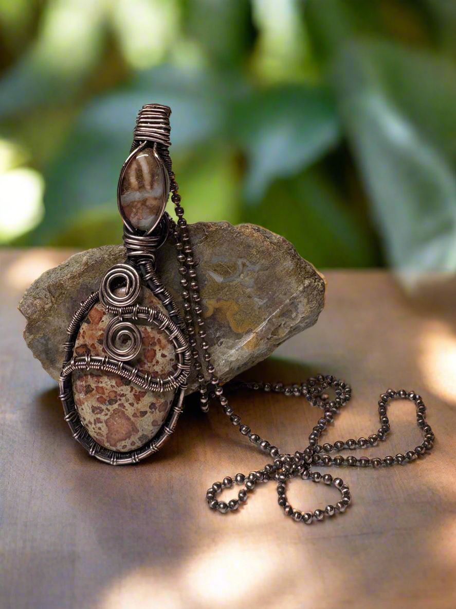Rustic Harmony Pendant'