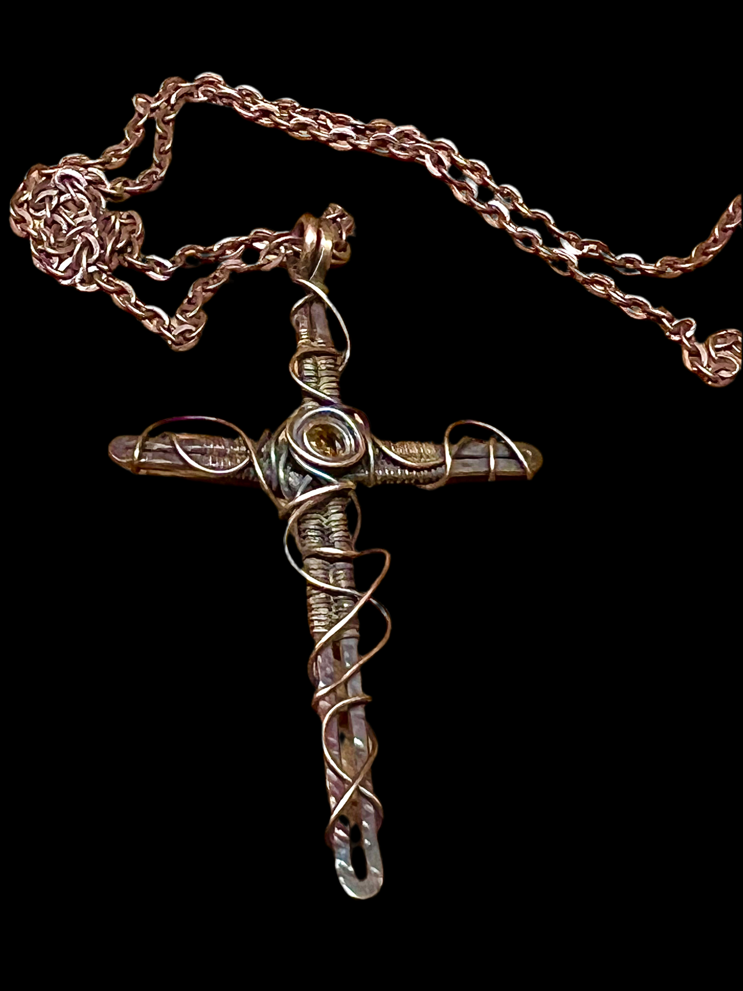 Handmade Copper Crucifix