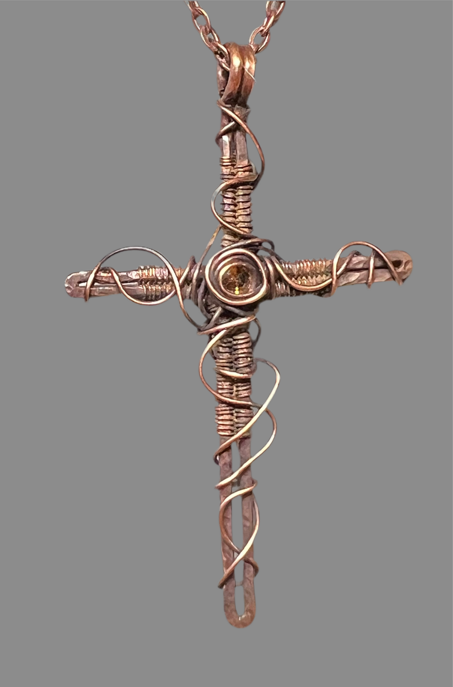 Handmade Copper Crucifix
