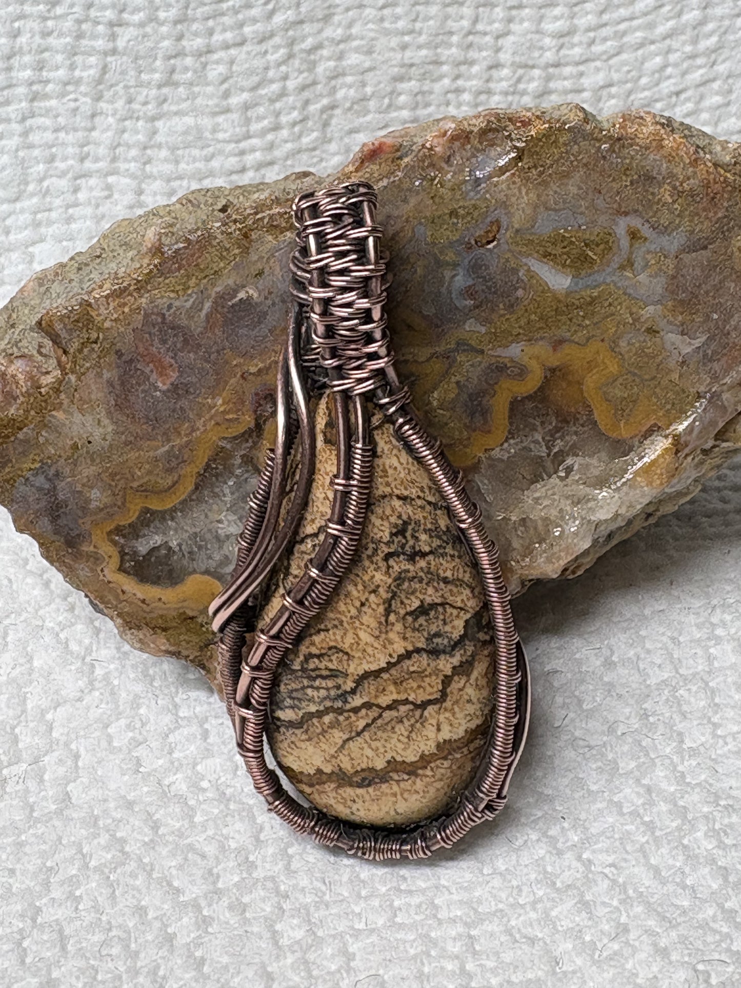 Picture Jasper Pendant