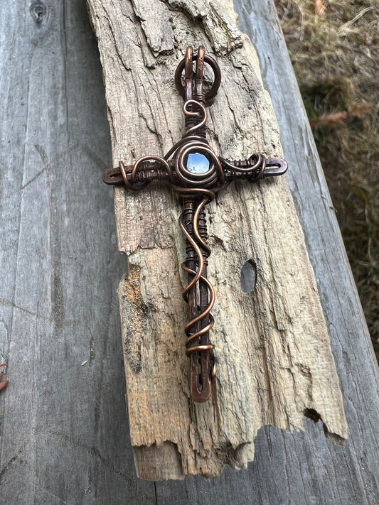 Copper Cross Pendant
